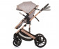 Комбинирана бебешка количка с обръщаща се седалка за деца до 22кг Chipolino Аморе, макадамия KKAM02403MA thumb 6
