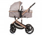 Комбинирана бебешка количка с обръщаща се седалка за деца до 22кг Chipolino Аморе, макадамия KKAM02403MA thumb 8