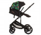 Комбинирана бебешка количка с обръщаща се седалка за деца до 22кг Chipolino Аморе, джунгла KKAM02404JU thumb 7