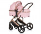 Комбинирана бебешка количка с обръщаща се седалка за деца до 22кг Chipolino Аморе, фламинго KKAM02405FL thumb 2