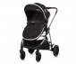 Комбинирана бебешка количка с обръщаща се седалка за деца до 22кг Chipolino Аура, обсидиан/сребро KKAUR02401OS thumb 4