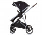Комбинирана бебешка количка с обръщаща се седалка за деца до 22кг Chipolino Аура, обсидиан/сребро KKAUR02401OS thumb 5