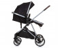 Комбинирана бебешка количка с обръщаща се седалка за деца до 22кг Chipolino Аура, обсидиан/сребро KKAUR02401OS thumb 6