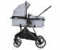 Комбинирана бебешка количка с обръщаща се седалка за деца до 22кг Chipolino Аура, пепелно сиво KKAUR02402AS thumb 7