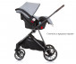 Комбинирана бебешка количка с обръщаща се седалка за деца до 22кг Chipolino Аура, пепелно сиво KKAUR02402AS thumb 8