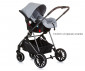 Комбинирана бебешка количка с обръщаща се седалка за деца до 22кг Chipolino Аура, пепелно сиво KKAUR02402AS thumb 9