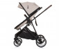 Комбинирана бебешка количка с обръщаща се седалка за деца до 22кг Chipolino Аура, макадамия KKAUR02403MA thumb 5