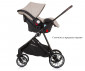 Комбинирана бебешка количка с обръщаща се седалка за деца до 22кг Chipolino Аура, макадамия KKAUR02403MA thumb 8