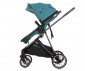 Комбинирана бебешка количка с обръщаща се седалка за деца до 22кг Chipolino Аура, синьо-зелена KKAUR02404TL thumb 5