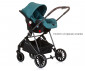 Комбинирана бебешка количка с обръщаща се седалка за деца до 22кг Chipolino Аура, синьо-зелена KKAUR02404TL thumb 9