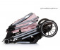 Комбинирана бебешка количка с обръщаща се седалка за деца до 22кг Chipolino Аура, фламинго KKAUR02405FL thumb 10