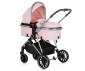 Комбинирана бебешка количка с обръщаща се седалка за деца до 22кг Chipolino Аура, фламинго KKAUR02405FL thumb 2