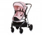 Комбинирана бебешка количка с обръщаща се седалка за деца до 22кг Chipolino Аура, фламинго KKAUR02405FL thumb 3