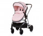 Комбинирана бебешка количка с обръщаща се седалка за деца до 22кг Chipolino Аура, фламинго KKAUR02405FL thumb 4