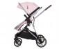 Комбинирана бебешка количка с обръщаща се седалка за деца до 22кг Chipolino Аура, фламинго KKAUR02405FL thumb 5