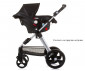Комбинирана бебешка количка с обръщаща се седалка за деца до 22кг Chipolino Хавана, обсидиан/сребро KKHA02402OS thumb 12