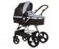 Комбинирана бебешка количка с обръщаща се седалка за деца до 22кг Chipolino Хавана, обсидиан/сребро KKHA02402OS thumb 2