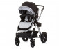 Комбинирана бебешка количка с обръщаща се седалка за деца до 22кг Chipolino Хавана, обсидиан/сребро KKHA02402OS thumb 3