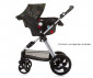 Комбинирана бебешка количка с обръщаща се седалка за деца до 22кг Chipolino Хавана, обсидиан/листа KKHA02403OL thumb 12