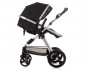 Комбинирана бебешка количка с обръщаща се седалка за деца до 22кг Chipolino Хавана, обсидиан/листа KKHA02403OL thumb 8