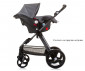 Комбинирана бебешка количка с обръщаща се седалка за деца до 22кг Chipolino Хавана, сребристо сиво KKHA02404SG thumb 12