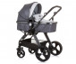Комбинирана бебешка количка с обръщаща се седалка за деца до 22кг Chipolino Хавана, сребристо сиво KKHA02404SG thumb 2