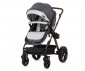 Комбинирана бебешка количка с обръщаща се седалка за деца до 22кг Chipolino Хавана, сребристо сиво KKHA02404SG thumb 3