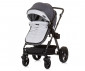 Комбинирана бебешка количка с обръщаща се седалка за деца до 22кг Chipolino Хавана, сребристо сиво KKHA02404SG thumb 4