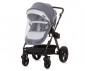 Комбинирана бебешка количка с обръщаща се седалка за деца до 22кг Chipolino Хавана, сребристо сиво KKHA02404SG thumb 5