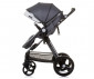 Комбинирана бебешка количка с обръщаща се седалка за деца до 22кг Chipolino Хавана, сребристо сиво KKHA02404SG thumb 6