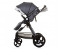 Комбинирана бебешка количка с обръщаща се седалка за деца до 22кг Chipolino Хавана, сребристо сиво KKHA02404SG thumb 7