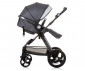 Комбинирана бебешка количка с обръщаща се седалка за деца до 22кг Chipolino Хавана, сребристо сиво KKHA02404SG thumb 8