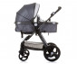 Комбинирана бебешка количка с обръщаща се седалка за деца до 22кг Chipolino Хавана, сребристо сиво KKHA02404SG thumb 9