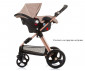 Комбинирана бебешка количка с обръщаща се седалка за деца до 22кг Chipolino Хавана, златисто бежово KKHA02405GB thumb 12