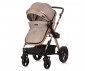 Комбинирана бебешка количка с обръщаща се седалка за деца до 22кг Chipolino Хавана, златисто бежово KKHA02405GB thumb 4