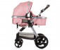 Комбинирана бебешка количка с обръщаща се седалка за деца до 22кг Chipolino Хавана, фламинго KKHA02406FL thumb 10