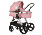 Комбинирана бебешка количка с обръщаща се седалка за деца до 22кг Chipolino Хавана, фламинго KKHA02406FL thumb 2