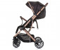 Сгъваема лятна бебешка количка за новородени с тегло до 15кг Chipolino Combo, обсидиан/злато LKCO02401OG thumb 4