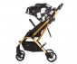 Сгъваема лятна бебешка количка за новородени с тегло до 22 кг. с обръщаща се седалка Chipolino Twister 360°, мастилен арт LKTW02401IA thumb 2