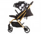 Сгъваема лятна бебешка количка за новородени с тегло до 22 кг. с обръщаща се седалка Chipolino Twister 360°, мастилен арт LKTW02401IA thumb 3