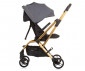 Сгъваема лятна бебешка количка за новородени с тегло до 22 кг. с обръщаща се седалка Chipolino Twister 360°, гранит LKTW02402GN thumb 5