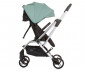 Сгъваема лятна бебешка количка за новородени с тегло до 22 кг. с обръщаща се седалка Chipolino Twister 360°, пастелно зелено LKTW02404PG thumb 5