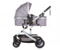 Комбинирана бебешка количка с обръщаща се седалка за деца до 15кг Chipolino Естел, глетчер KKES02303GL thumb 4