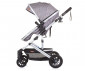 Комбинирана бебешка количка с обръщаща се седалка за деца до 15кг Chipolino Естел, глетчер KKES02303GL thumb 7
