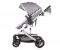 Комбинирана бебешка количка с обръщаща се седалка за деца до 15кг Chipolino Естел, глетчер KKES02303GL thumb 8