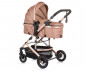 Комбинирана бебешка количка с обръщаща се седалка за деца до 15кг Chipolino Естел, пясък KKES02304SA thumb 2