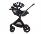 Комбинирана количка с обръщаща се седалка за новородени бебета и деца до 22кг Chipolino Елит 3в1, мастилен арт KKET02401IA thumb 14