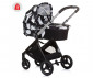 Комбинирана количка с обръщаща се седалка за новородени бебета и деца до 22кг Chipolino Елит 3в1, мастилен арт KKET02401IA thumb 2