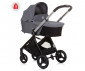 Комбинирана количка с обръщаща се седалка за новородени бебета и деца до 22кг Chipolino Елит 3в1, гранит KKET02402GN thumb 2