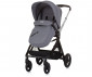 Комбинирана количка с обръщаща се седалка за новородени бебета и деца до 22кг Chipolino Елит 3в1, гранит KKET02402GN thumb 7